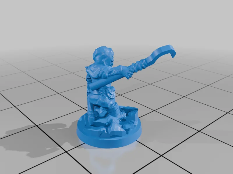 3D модель Командир Милиции Озёрного Городка 10мм - фото 4