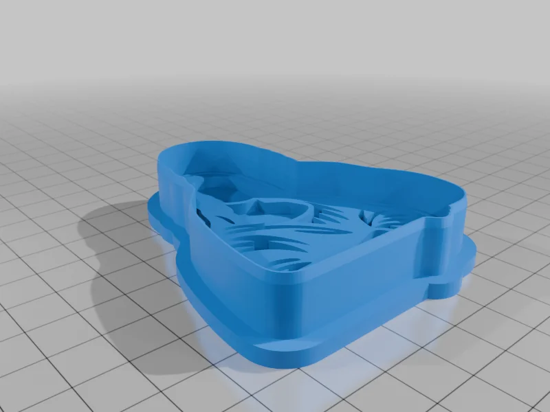 3D модель Формочка для печенья Мона Лиза - STL - фото 2