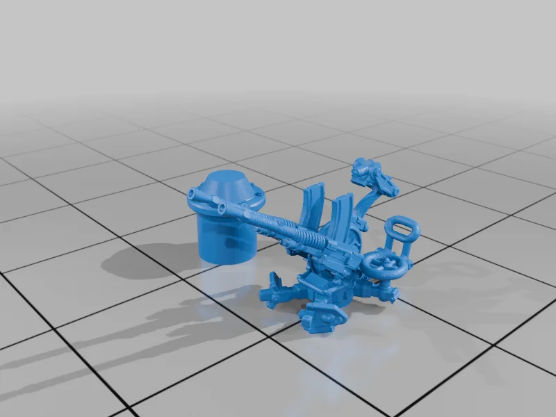 3D модель Citroen P19 AA Twin Hotchkiss 25mm - фото 6