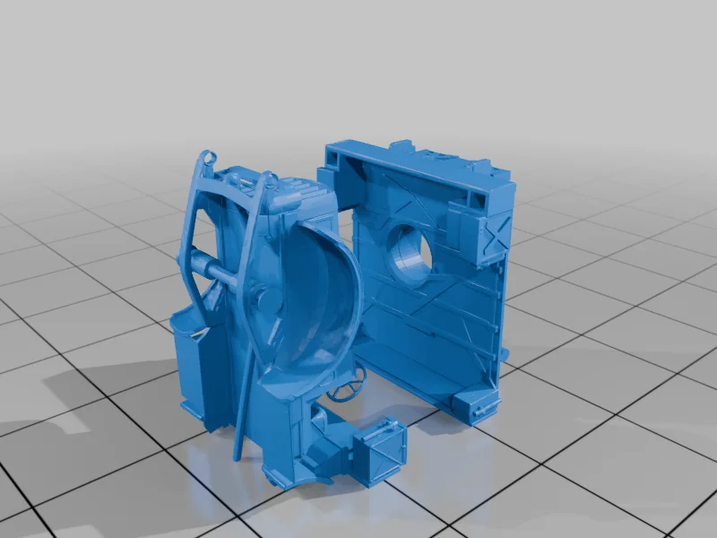 3D модель Citroen P19 AA Twin Hotchkiss 25mm - фото 7