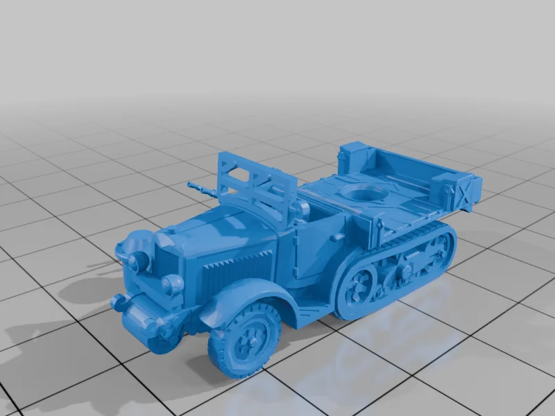 3D модель Citroen P19 AA Twin Hotchkiss 25mm - фото 8