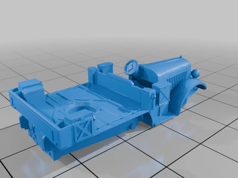 3D модель Citroen P19 AA Twin Hotchkiss 25mm - фото 13