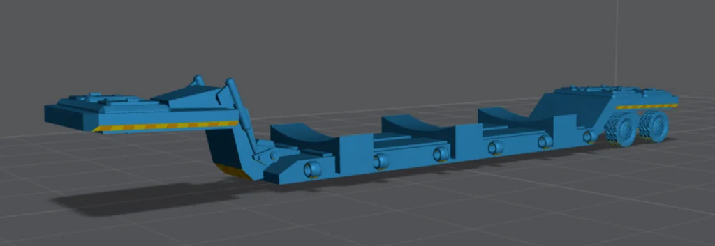 3D модель Индустриальное транспортное средство для Battletech - фото 2