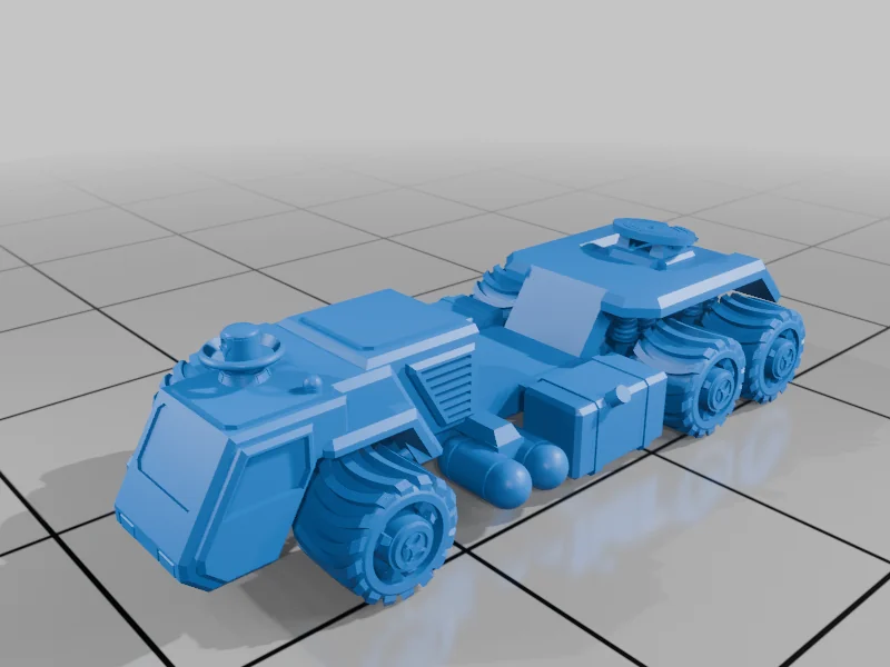 3D модель Индустриальное транспортное средство для Battletech - фото 6