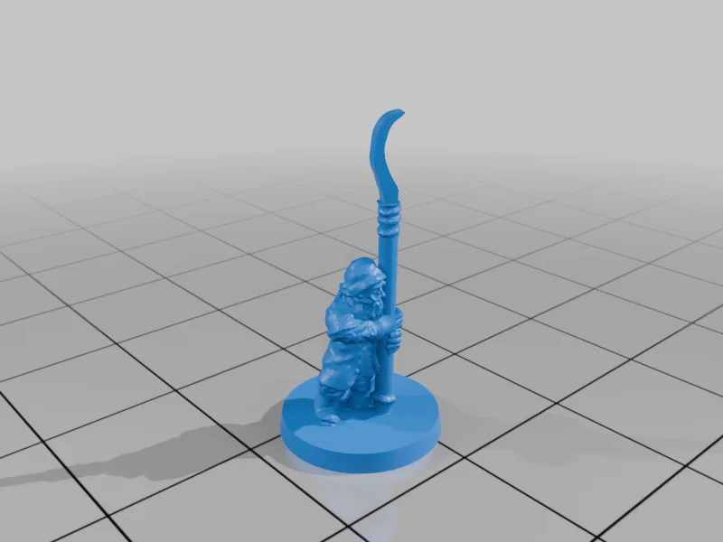 3D модель Lake-Town Militia Spearmen, 10mm Scale - фото 8