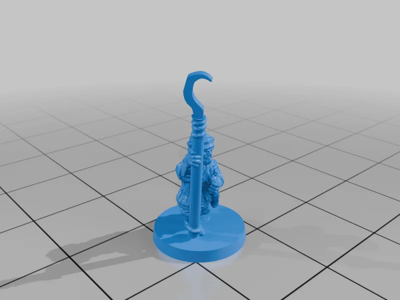 3D модель Lake-Town Militia Spearmen, 10mm Scale - фото 9