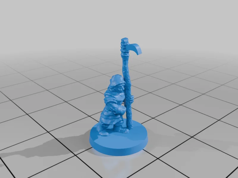 3D модель Lake-Town Militia Spearmen, 10mm Scale - фото 13