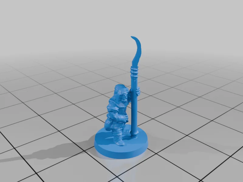 3D модель Lake-Town Militia Spearmen, 10mm Scale - фото 15