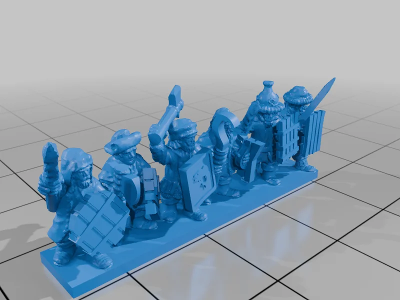 3D модель Армия Защитников Эсгарота в масштабе 10мм - фото 26