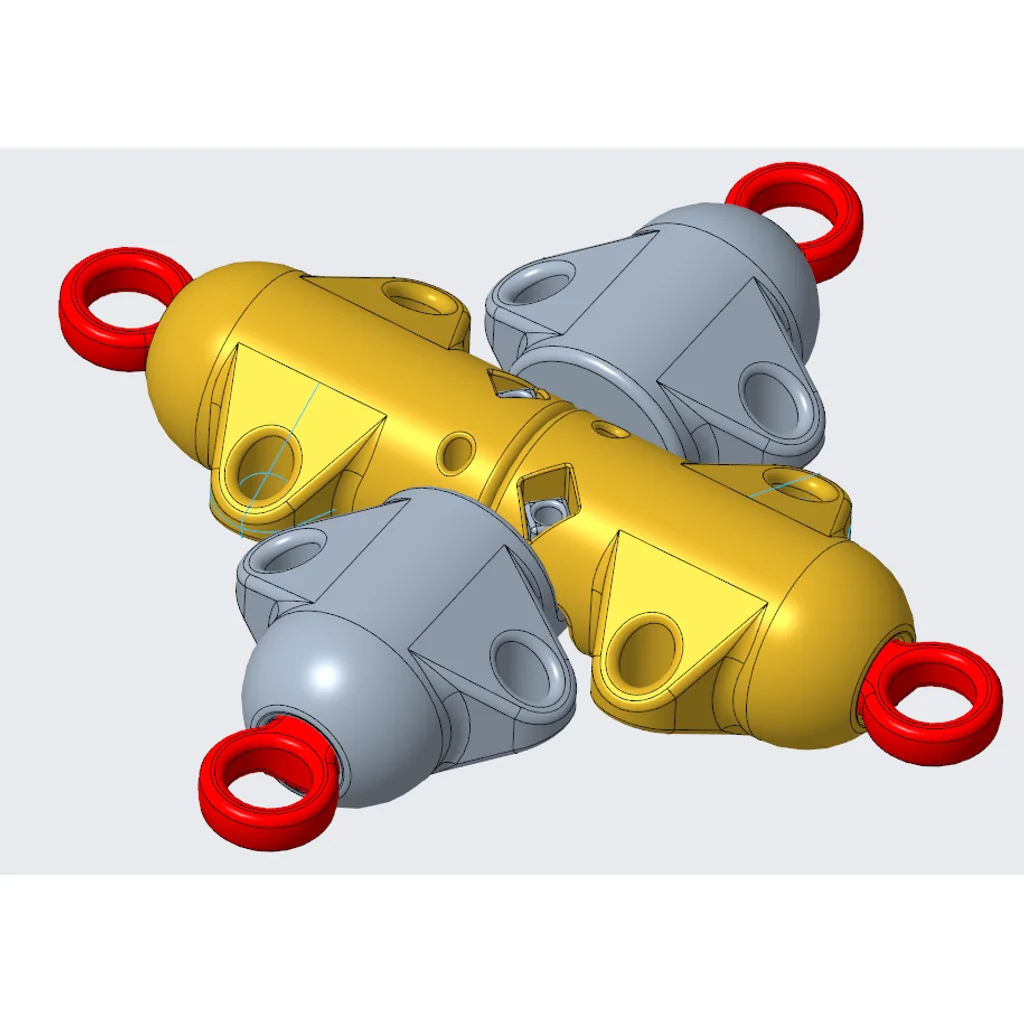 3D модель Улучшенный ледяной замок - 2- и 4-канальные конфигурации - фото 7
