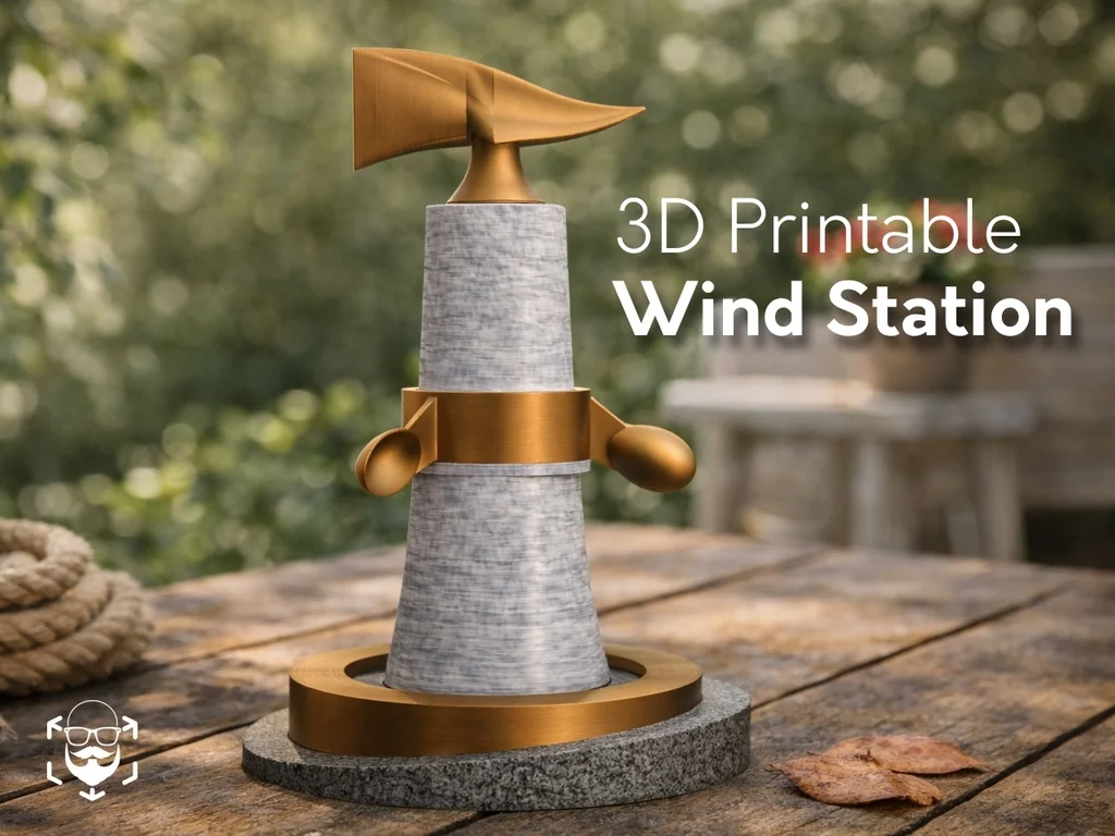 Модель Ветровой Башни для 3D Печати