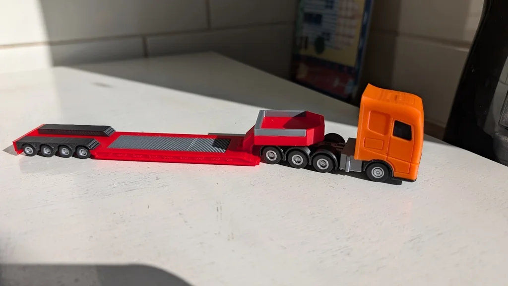 Европейский тяжелый прицеп в масштабе 1:87