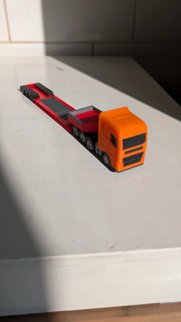 3D модель Европейский тяжелый прицеп в масштабе 1:87 - фото 2