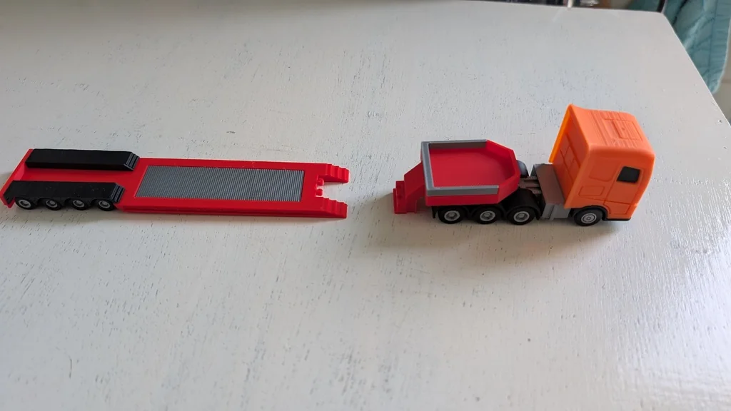 3D модель Европейский тяжелый прицеп в масштабе 1:87 - фото 3