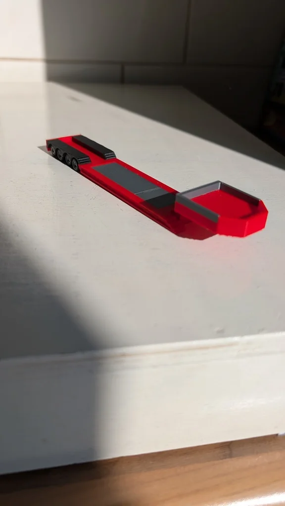 3D модель Европейский тяжелый прицеп в масштабе 1:87 - фото 5