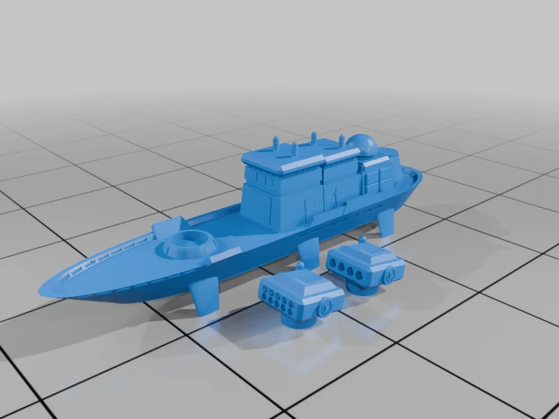 3D модель Модель Sea Skimmer для Battletech - фото 2