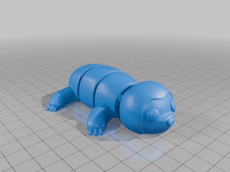 3D модель Слоник V2 - Артикуляційна модель тварини - фото 9