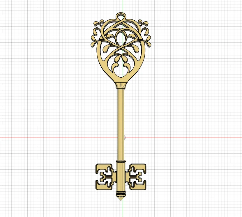 3D модель Ключ к Тír Cruthú - Critical Role - фото 3