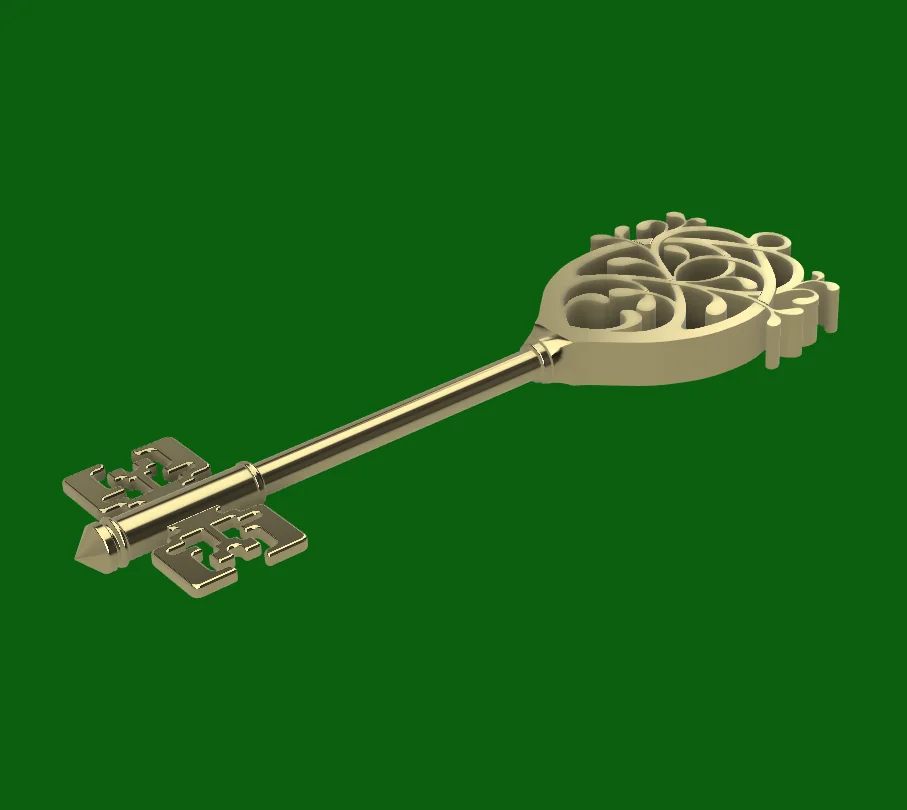 3D модель Ключ к Тír Cruthú - Critical Role - фото 4