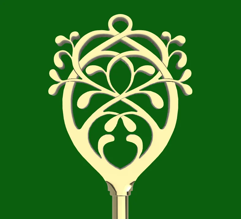 3D модель Ключ к Тír Cruthú - Critical Role - фото 5