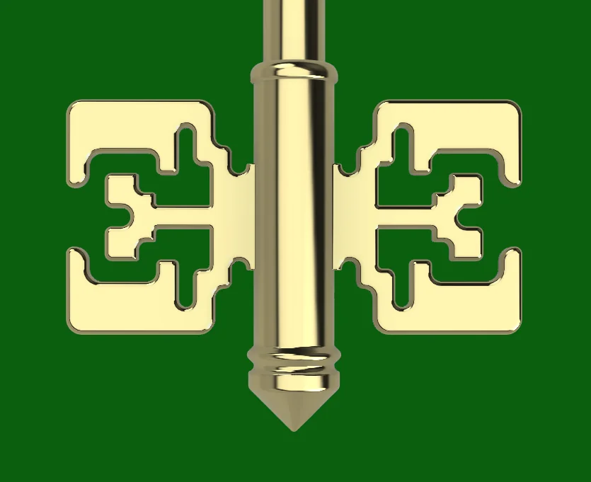 3D модель Ключ к Тír Cruthú - Critical Role - фото 6