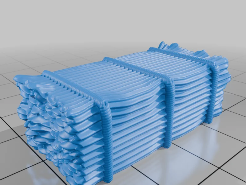 3D модель Сборник 3D-моделей тюков сена для DND - фото 6