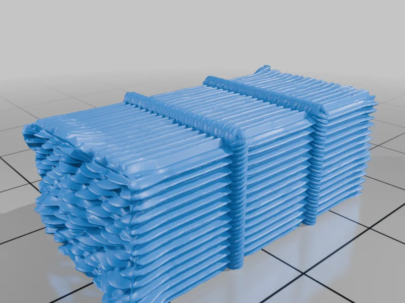 3D модель Сборник 3D-моделей тюков сена для DND - фото 8