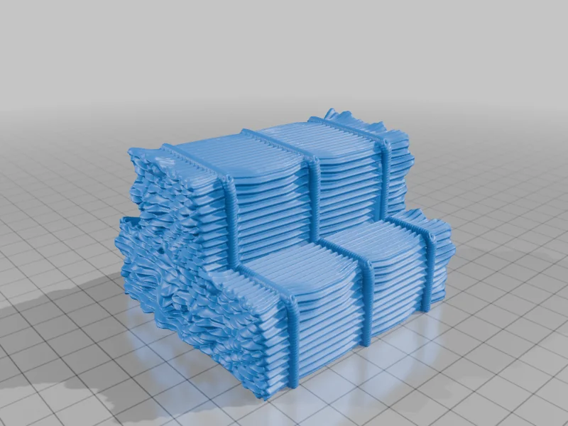 3D модель Сборник 3D-моделей тюков сена для DND - фото 15