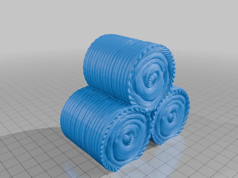 3D модель Сборник 3D-моделей тюков сена для DND - фото 20