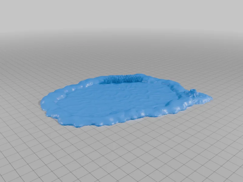 3D модель 15мм модели прудов для настольных игр (девять вариантов) - фото 4