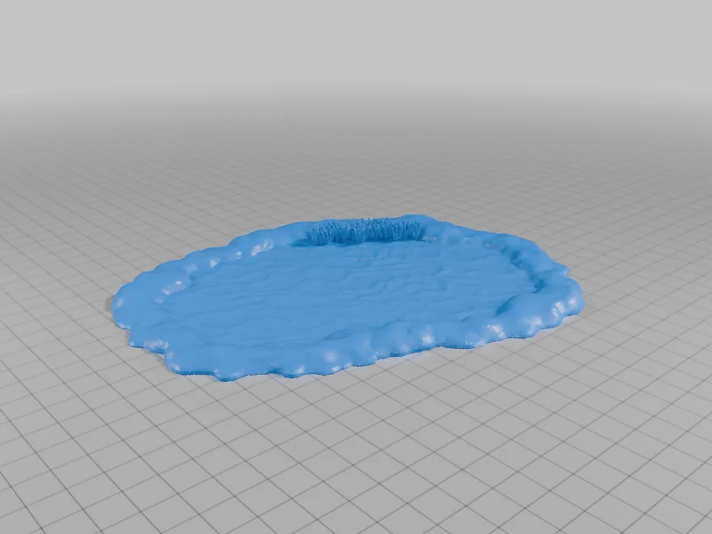 3D модель 15мм модели прудов для настольных игр (девять вариантов) - фото 5