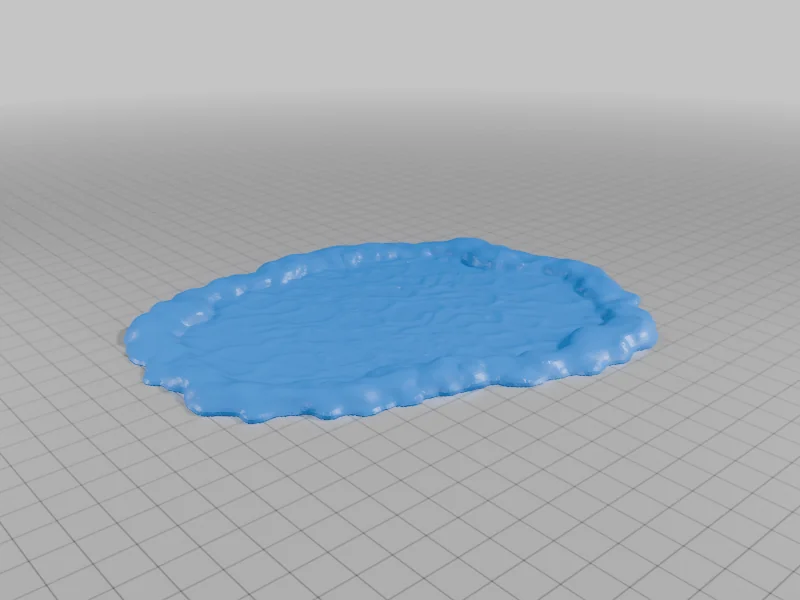 3D модель 15мм модели прудов для настольных игр (девять вариантов) - фото 6