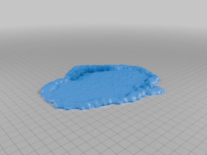 3D модель 15мм модели прудов для настольных игр (девять вариантов) - фото 7