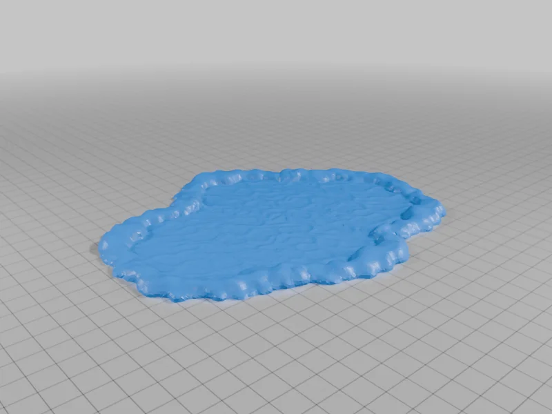 3D модель 15мм модели прудов для настольных игр (девять вариантов) - фото 9