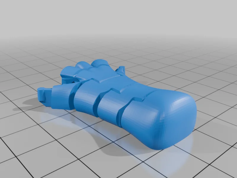 3D модель Гибкий брелок в форме брокколи - фото 6