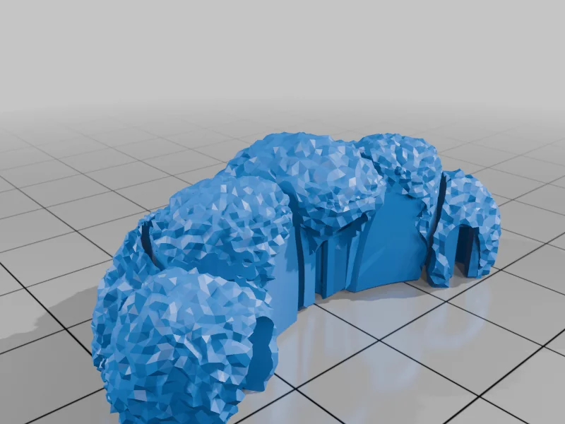 3D модель Гибкий брелок в форме брокколи - фото 7