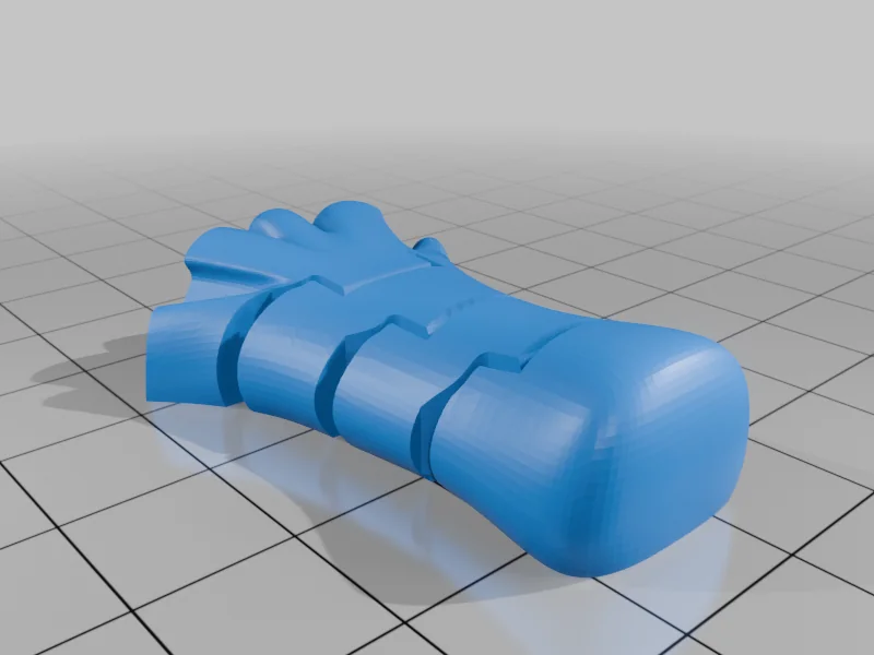 3D модель Гибкий брелок в форме брокколи - фото 8