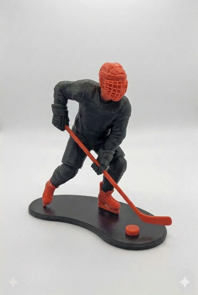 Минималистичная модель хоккеиста