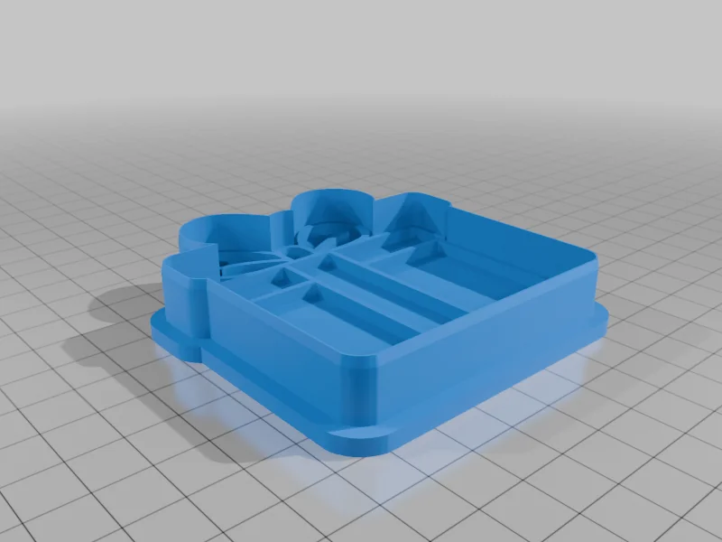 3D модель Набор формочек для печенья "Подарок" (STL-файлы) - фото 9