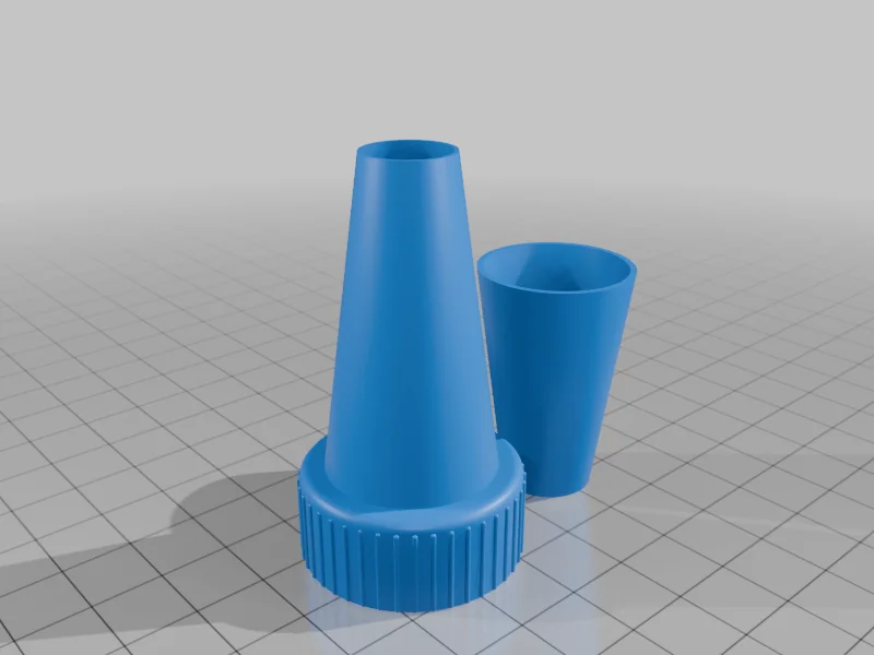 3D модель Параметрична кришка пляшки з налаштовуваним носиком - фото 5