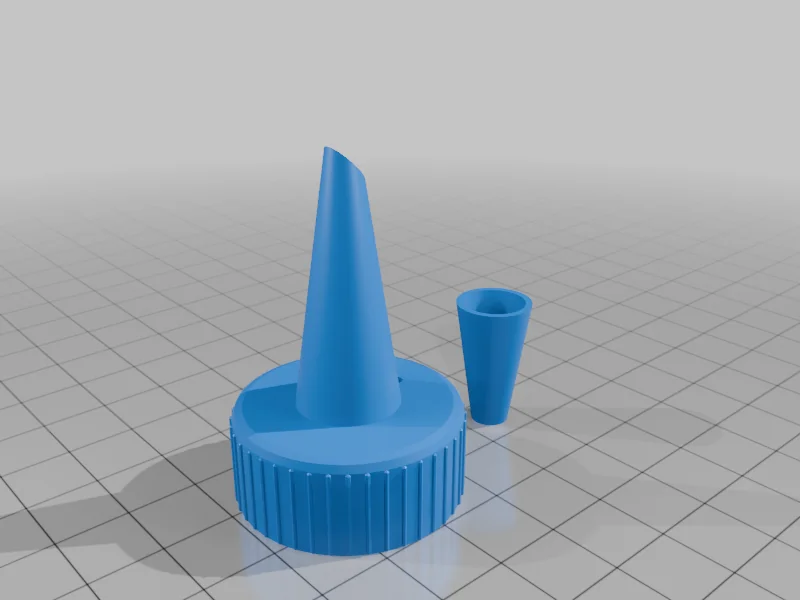 3D модель Параметрична кришка пляшки з налаштовуваним носиком - фото 10