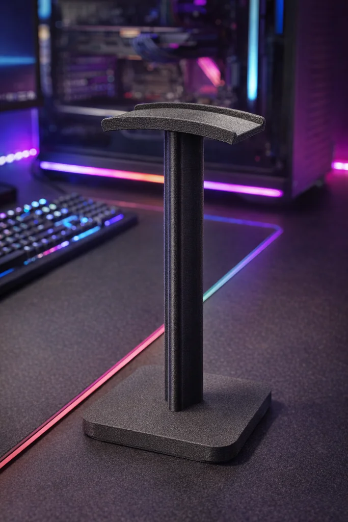 3D модель Подставка для наушников – Одноразовая FDM модель - фото 2