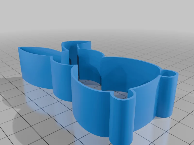 3D модель Формочка для печенья в виде кролика - фото 1