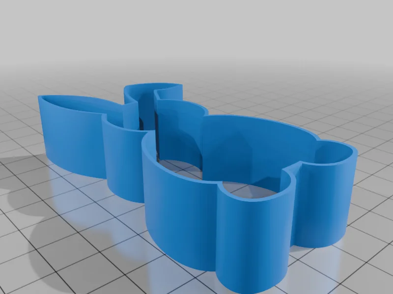 3D модель Формочка для печенья в виде кролика - фото 2