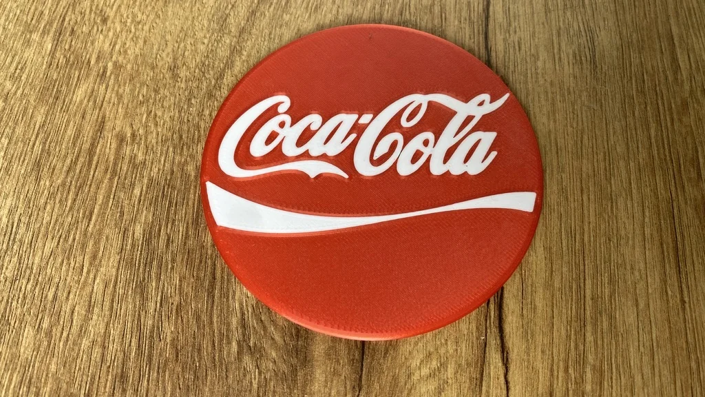 3D модель Коастер Coca-Cola - фото 2