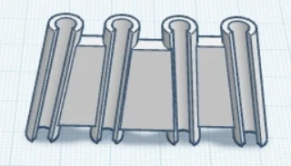 3D модель Защититель трубки AD5X PTFE - фото 3
