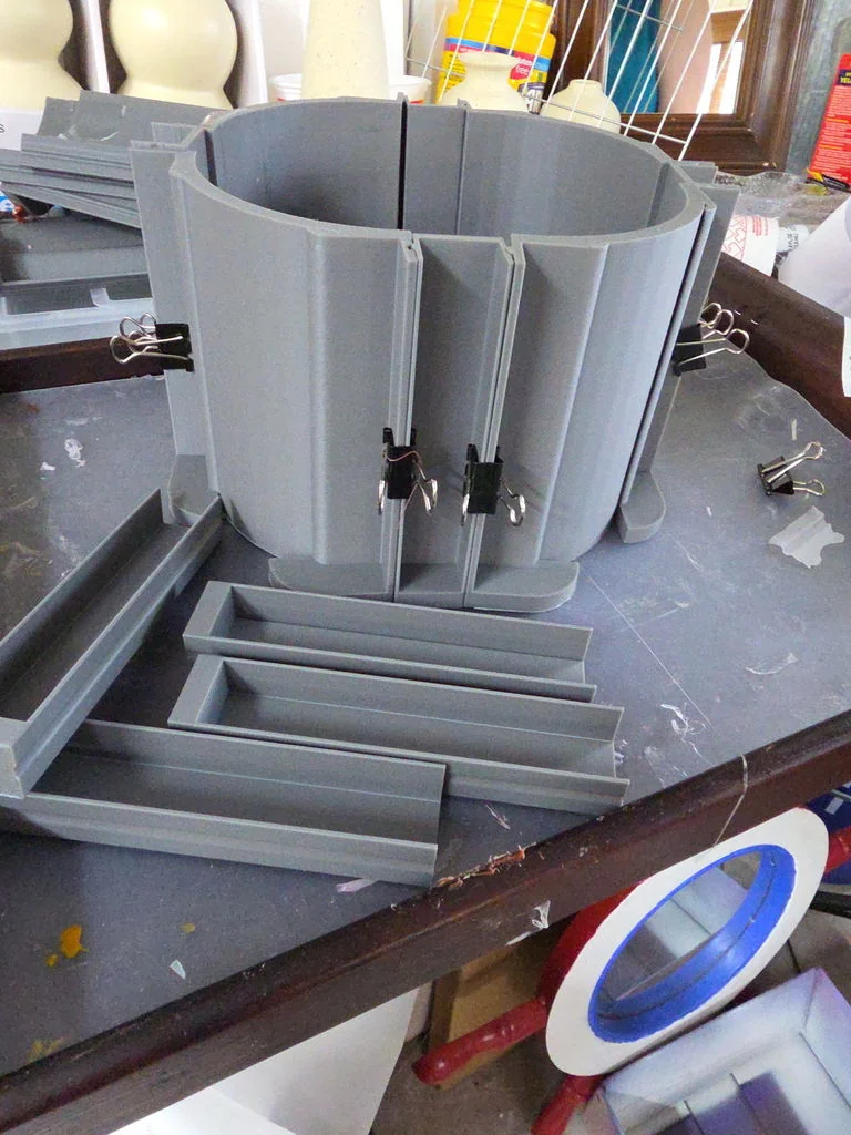 3D модель Модульная силиконовая форма - Цилиндр - фото 2