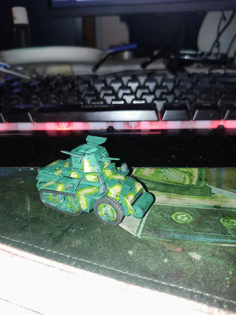 3D модель Бронированный автомобиль Citroen Kegresse P28 - фото 3