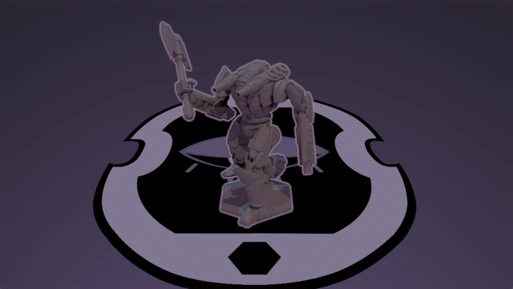 3D модель Модель Berserker Battlemech STL