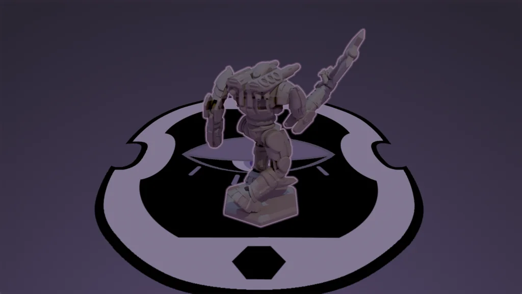 3D модель Модель Berserker Battlemech - фото 2